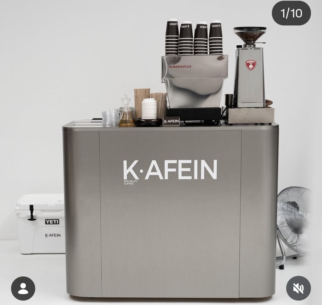 Demontabele koffiebar