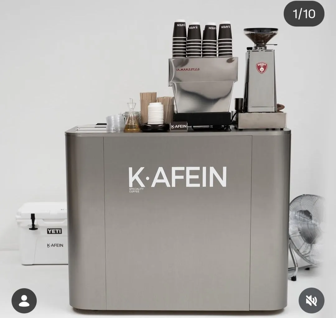 Demontabele koffiebar